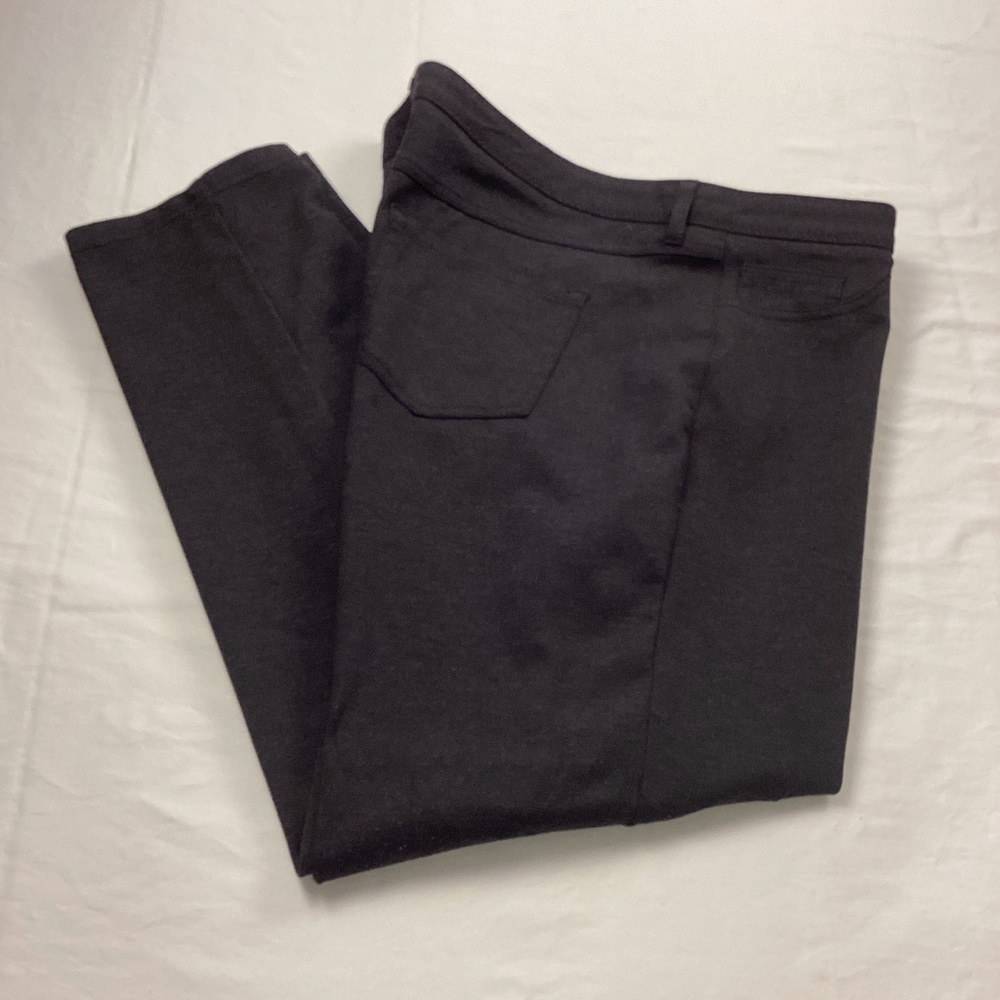 Chico's Dark Grey Straight Leg Pants Sz XXL